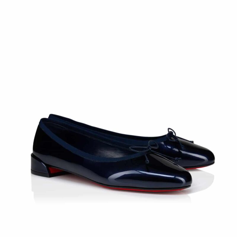 CHRISTIAN LOUBOUTIN SWEETIE JANE FLAT BALLERINAS ZAFFIRO 1250242V198