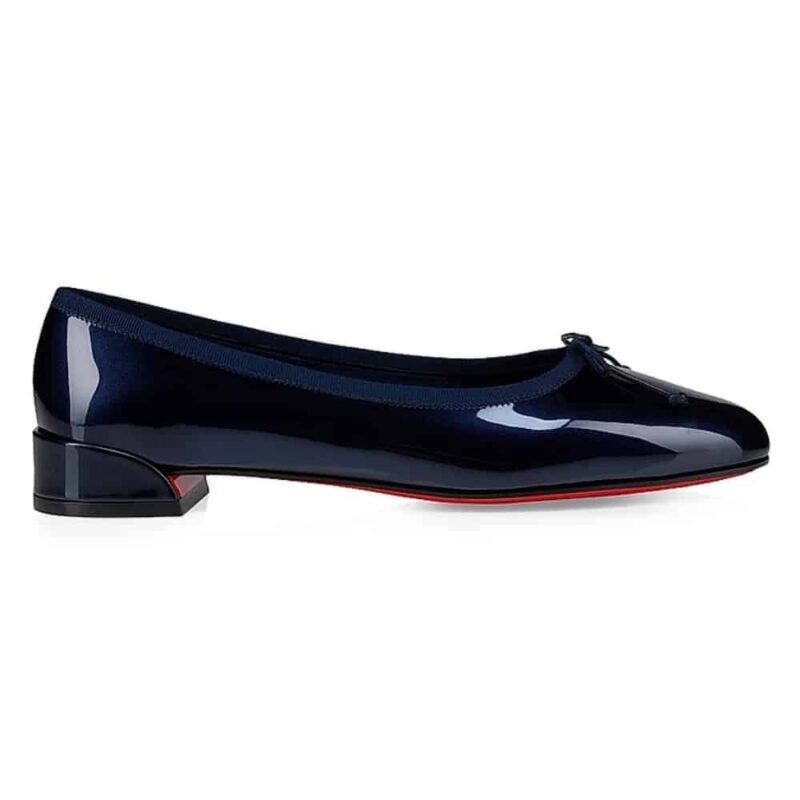 Alternative view of CHRISTIAN LOUBOUTIN SWEETIE JANE FLAT BALLERINAS ZAFFIRO 1250242V198