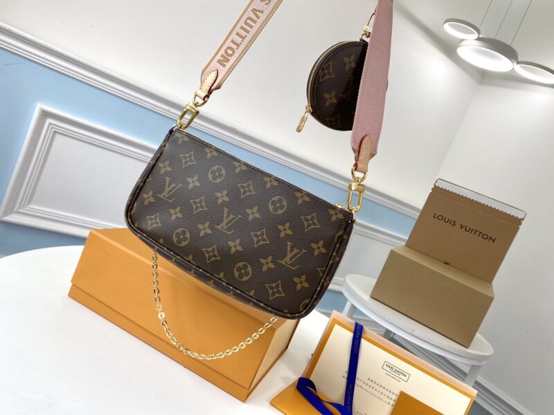 Alternative view of ICONIC SET: LOUIS VUITTON MULTI POCHETTE ACCESSOIRES & LONG DOUBLE ZIPPER WALLET