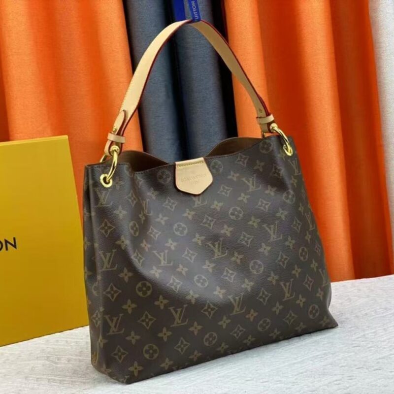 Alternative view of ICONIC SET: LOUIS VUITTON GRACEFUL BAG & POCKET ORGANIZER MONOGRAM WALLET