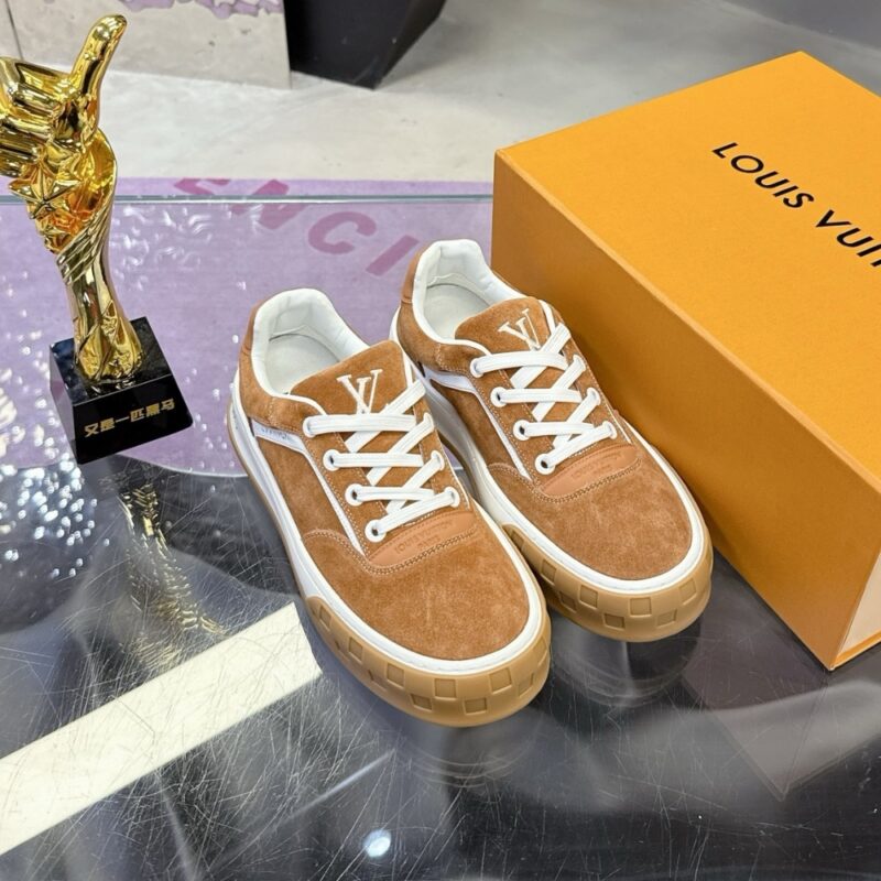 Alternative view of LOUIS VUITTON LV TILTED SNEAKER BROWN 1AJ766