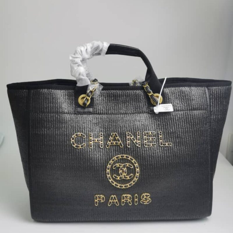 Alternative view of ICONIC SET: CHANEL DEAUVILLE LARGE SHOPPING BAG & LONG FLAP WALLET