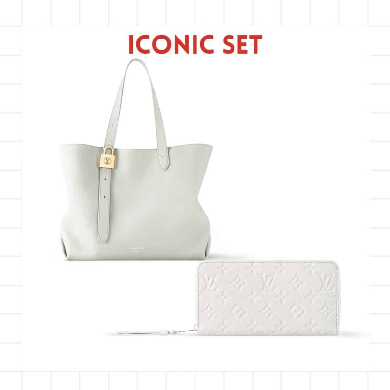 ICONIC SET: LOUIS VUITTON LOW KEY CABAS MM & ZIPPY WALLET