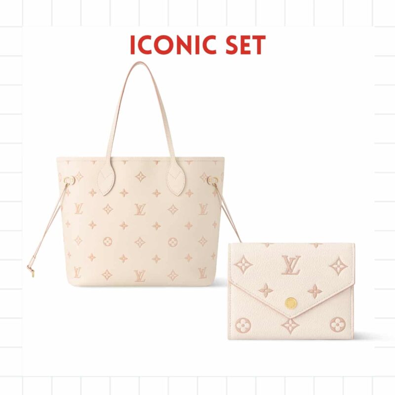 ICONIC SET: LOUIS VUITTON NEVERFULL MM & VICTORINE WALLET