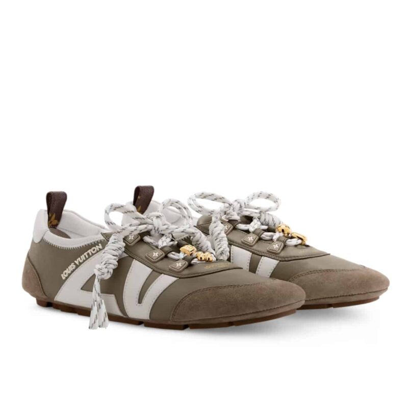 LOUIS VUITTON LV SNEAKERINA PISTACHIO BROWN 1AIEMT