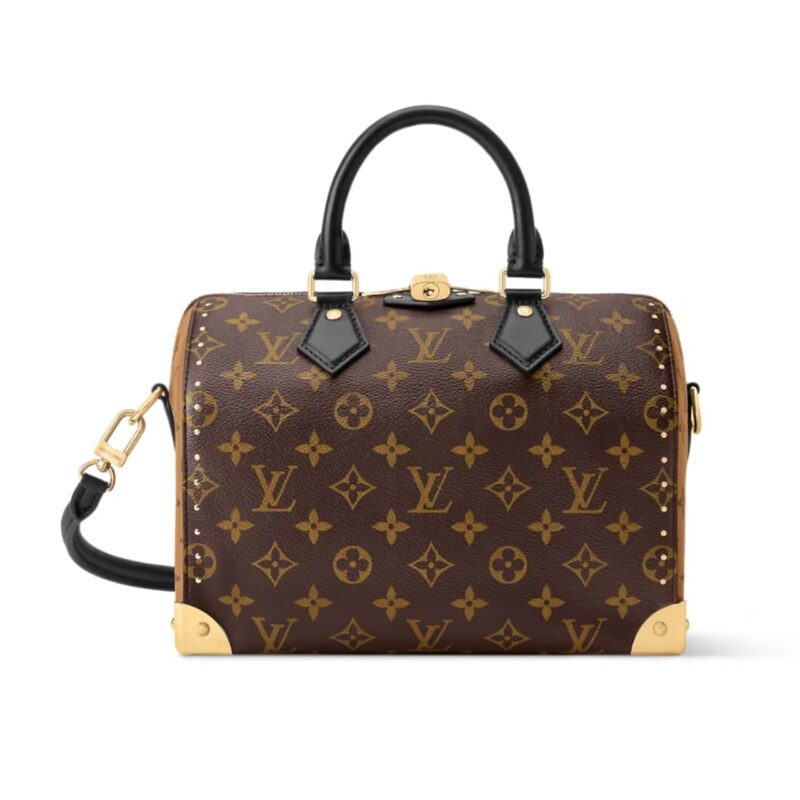 LOUIS VUITTON SPEEDY TRUNK BAG 25 MONOGRAM BROWN 27CM M26181