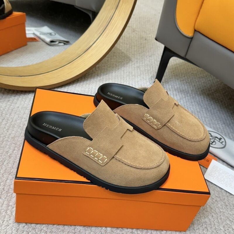 Alternative view of HERMES GO MULE BROWN H231745ZHE5400