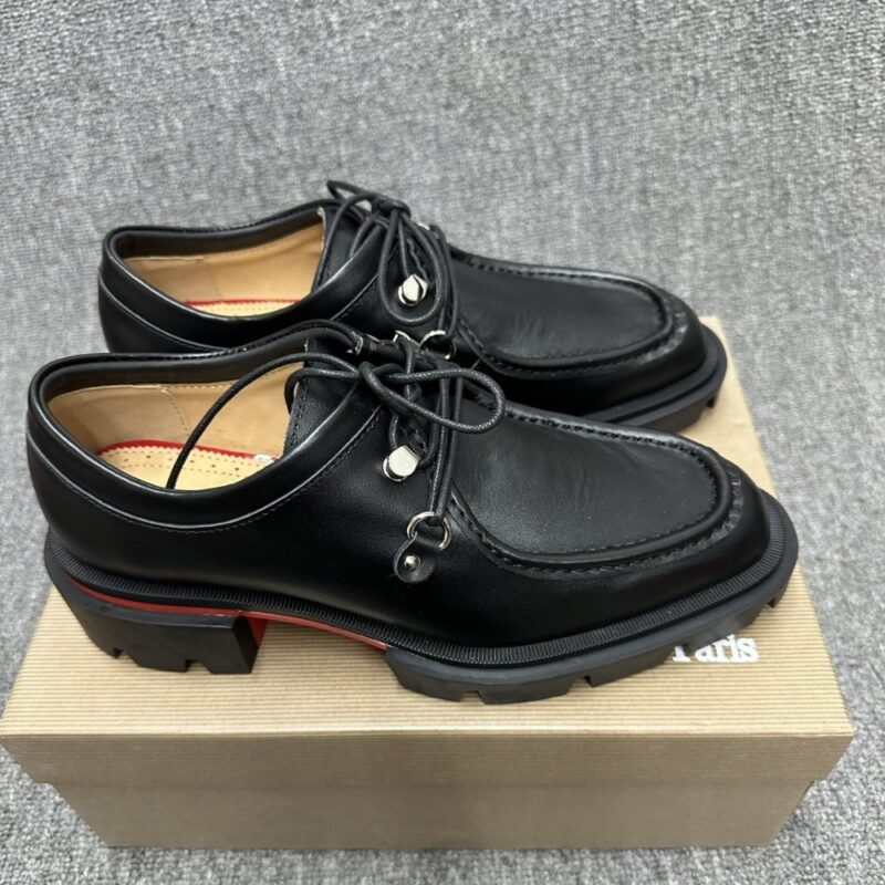 Alternative view of CHRISTIAN LOUBOUTIN OUR PABELITO LEATHER DERBY BLACK 3240499 BK01