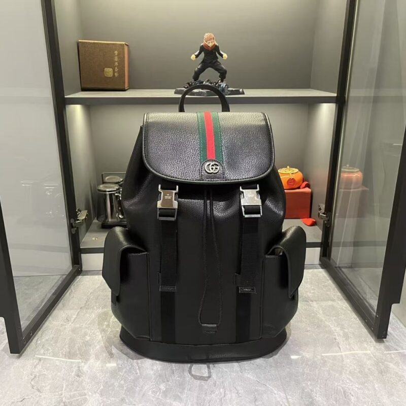 Alternative view of GUCCI OPHIDIA LARGE BACKPACK BLACK 46CM ‎839110 AAE6I 1071