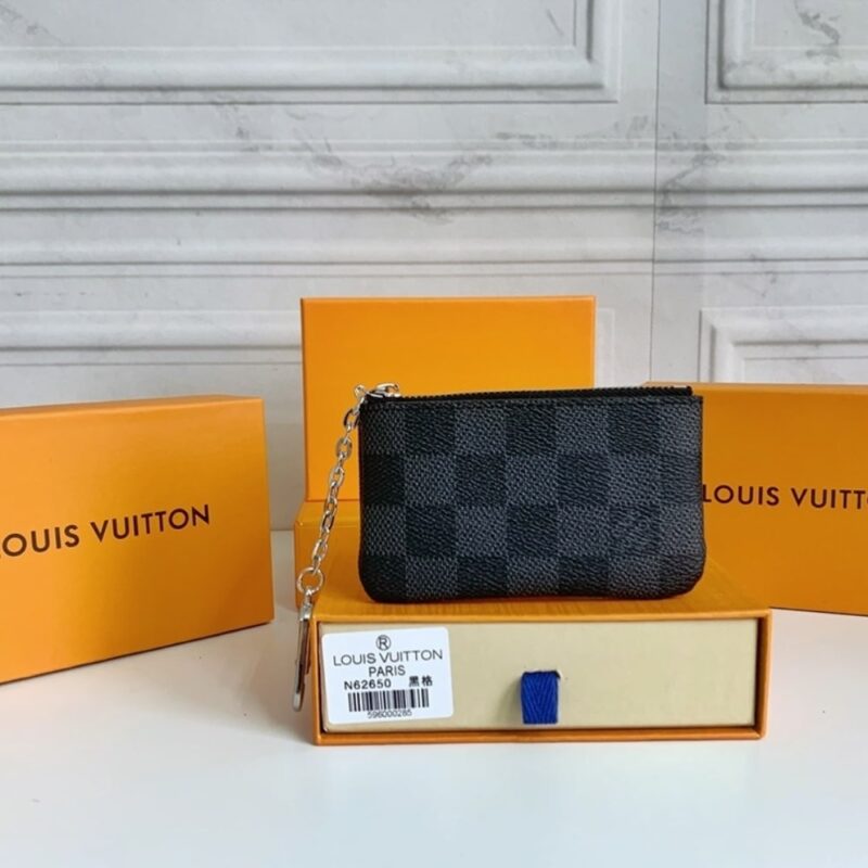 Alternative view of LOUIS VUITTON KEY POUCH WALLET DAMIER GRAPHITE 12CM N60155