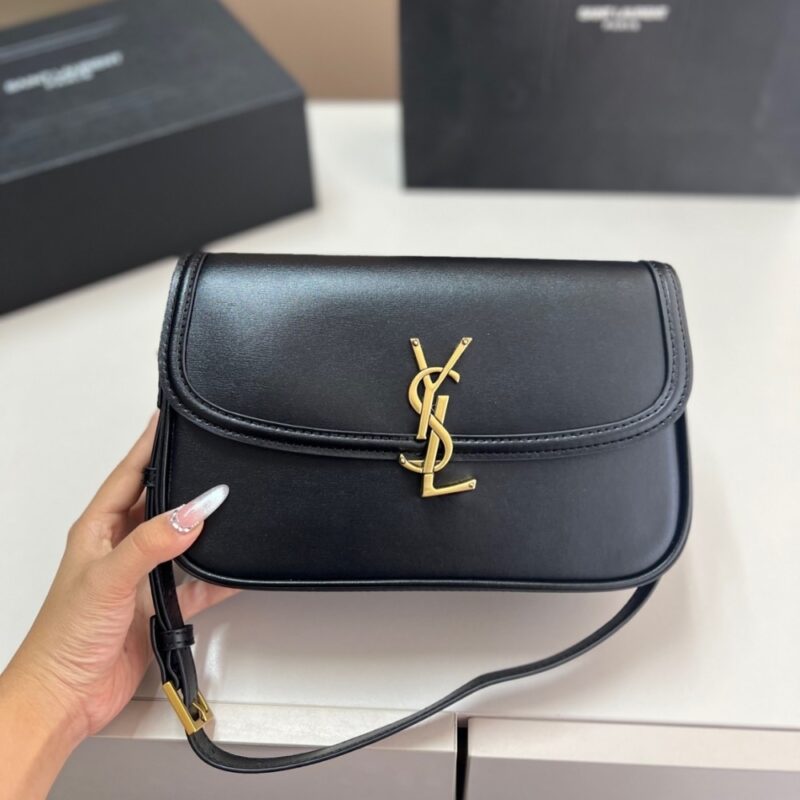 Alternative view of SAINT LAURENT SOLFERINO MINI IN BOX BLACK 24CM 8435240SX0W1000