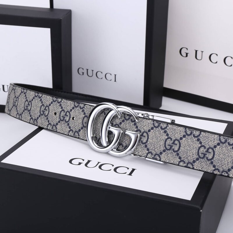 Alternative view of GUCCI GG MARMONT REVERSIBLE BELT BEIGE 627055 92TIN 4075