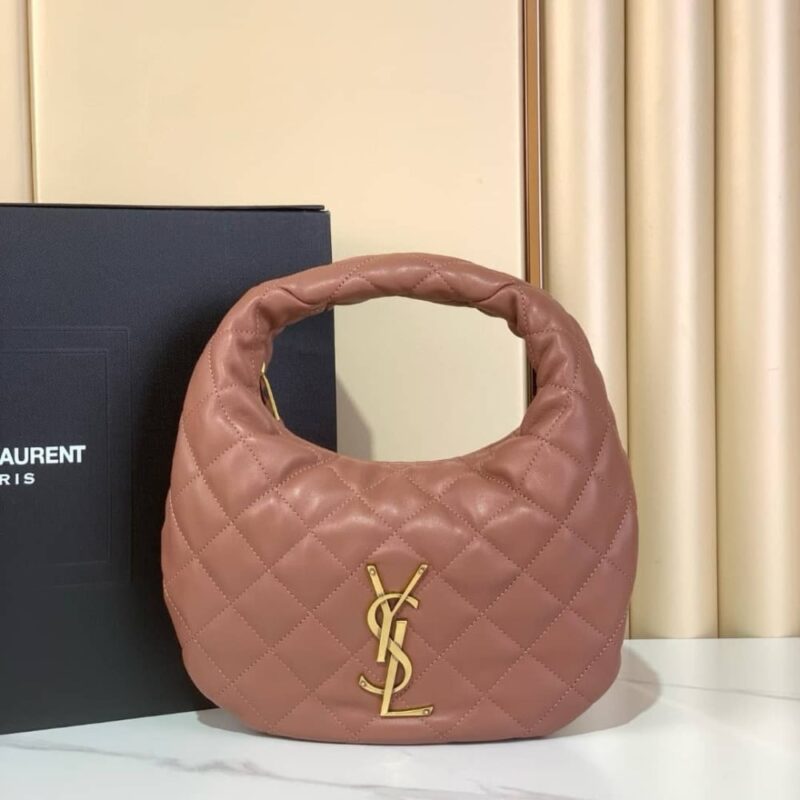 Alternative view of [SUPER VIP 1:1] - SAINT LAURENT ICARINO IN QUILTED NAPPA HORTENSIA PINK 17CM 851689AAANG5036