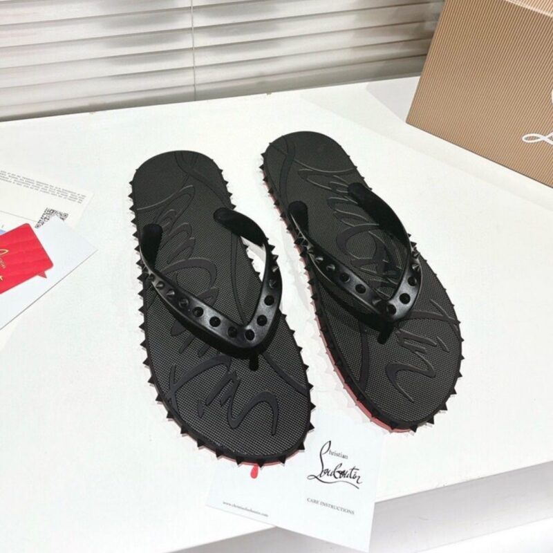 Alternative view of CHRISTIAN LOUBOUTIN SUPER LOUBI FLIP BLACK 1230963BK01