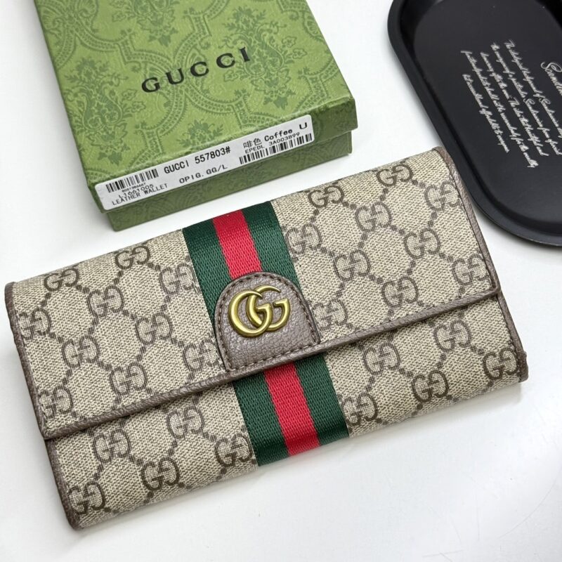 Alternative view of GUCCI OPHIDIA CONTINENTAL WALLET BROWN 19CM 838485 FAE0L 9746
