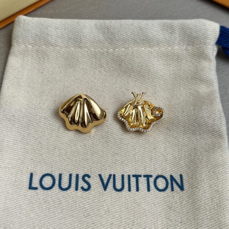 Alternative view of LOUIS VUITTON LV AQUATIC EARRINGS GOLD M01632
