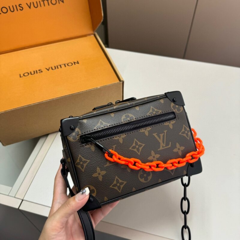 Alternative view of LOUIS VUITTON MINI SOFT TRUNK MONOGRAM ECLIPSE CANVAS BROWN 18CM M44480