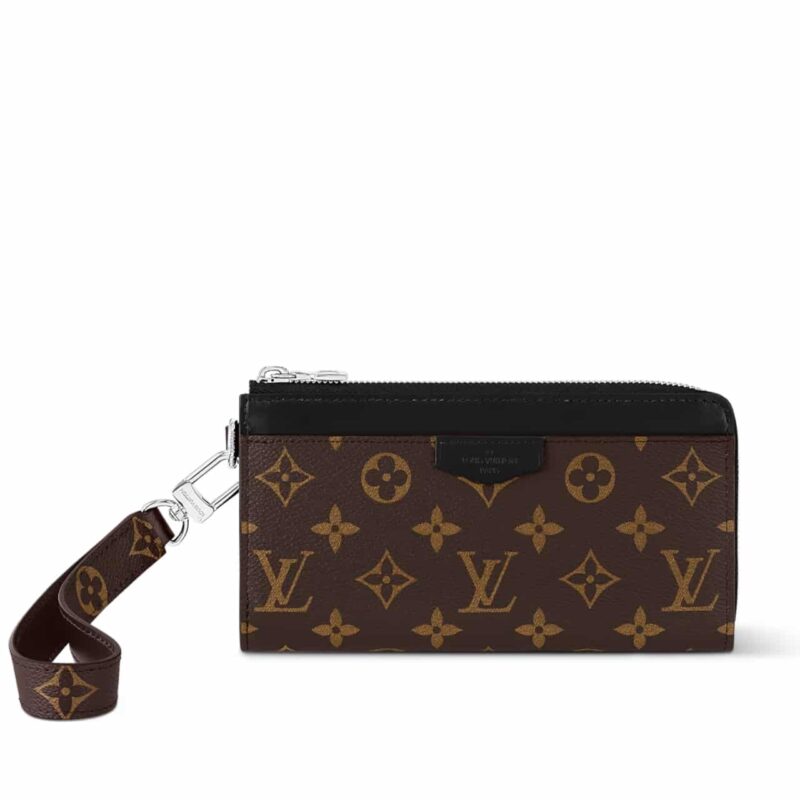 LOUIS VUITTON ZIPPY DRAGONNE WALLET BROWN 19CM M69407