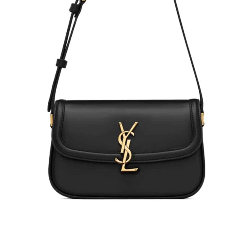 SAINT LAURENT SOLFERINO MINI IN BOX BLACK 24CM 8435240SX0W1000