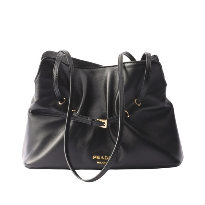 PRADA DADA SMALL NAPPA BAG BLACK 26CM 1BG586 2DX8 F0002 V OOO