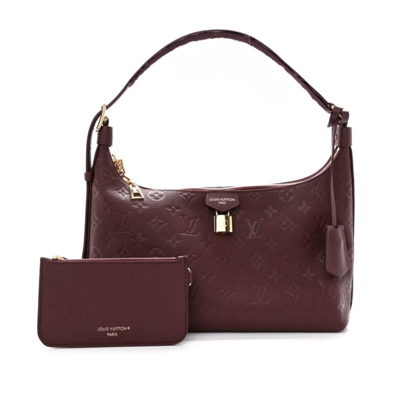 LOUIS VUITTON SAC SPORT MONOGRAM EMPREINTE RED WINE 27CM M46674