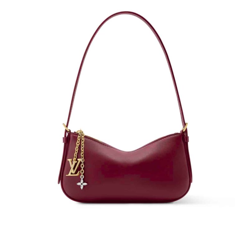 LOUIS VUITTON POCHETTE LV BLOOM RED 29CM M25650