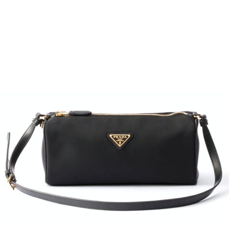 PRADA RE NYLON POUCH BLACK 22CM 1NE058 2C05 F0002