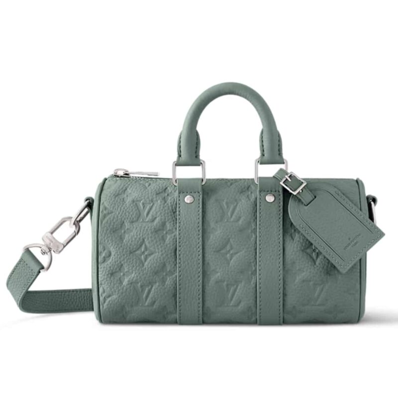 LOUIS VUITTON KEEPALL BANDOULIÈRE 25 BAG MISTY LAKE GREEN 25CM M13866