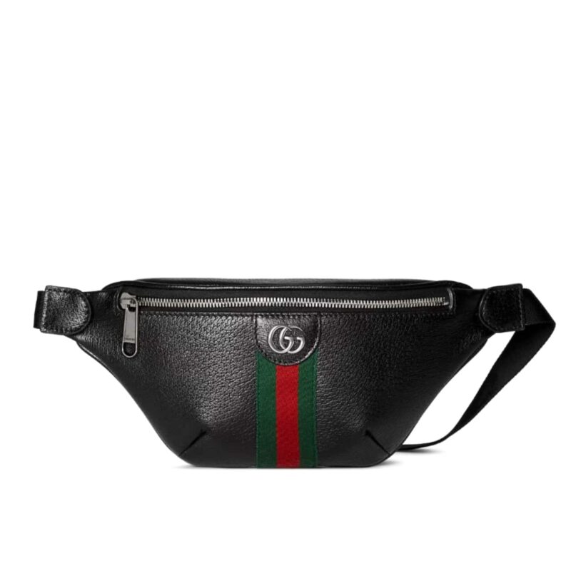 GUCCI OPHIDIA SMALL BELT BAG BLACK 30CM ‎839106 AAE1B 1043