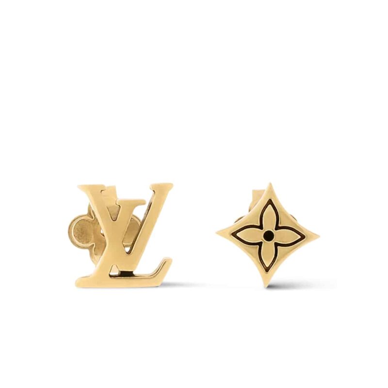 LOUIS VUITTON LV SAILOR EARRINGS GOLD M02716