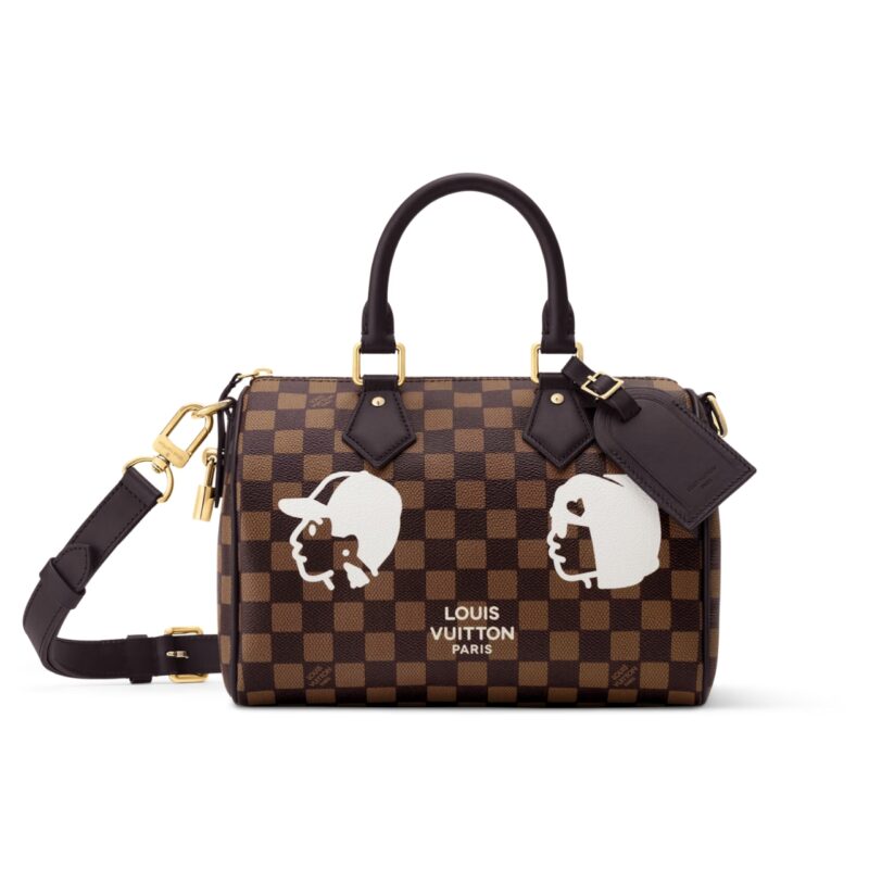 LOUIS VUITTON KEEPALL BANDOULIÈRE 25 DAMIER BROWN 25CM N40772