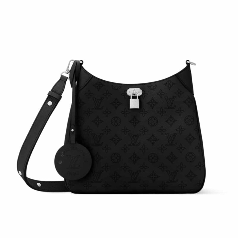 LOUIS VUITTON ALL AROUND MM BLACK 28CM M14618