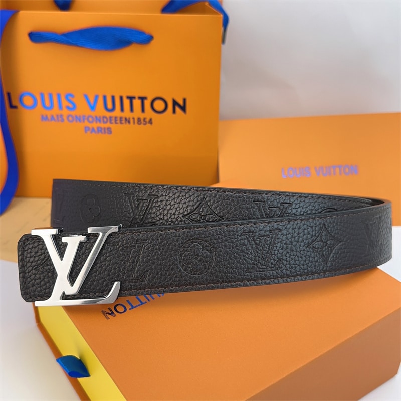 Alternative view of LOUIS VUITTON LV DIMENSION 30MM DOUBLE SIDED BELT BLACK M8854U