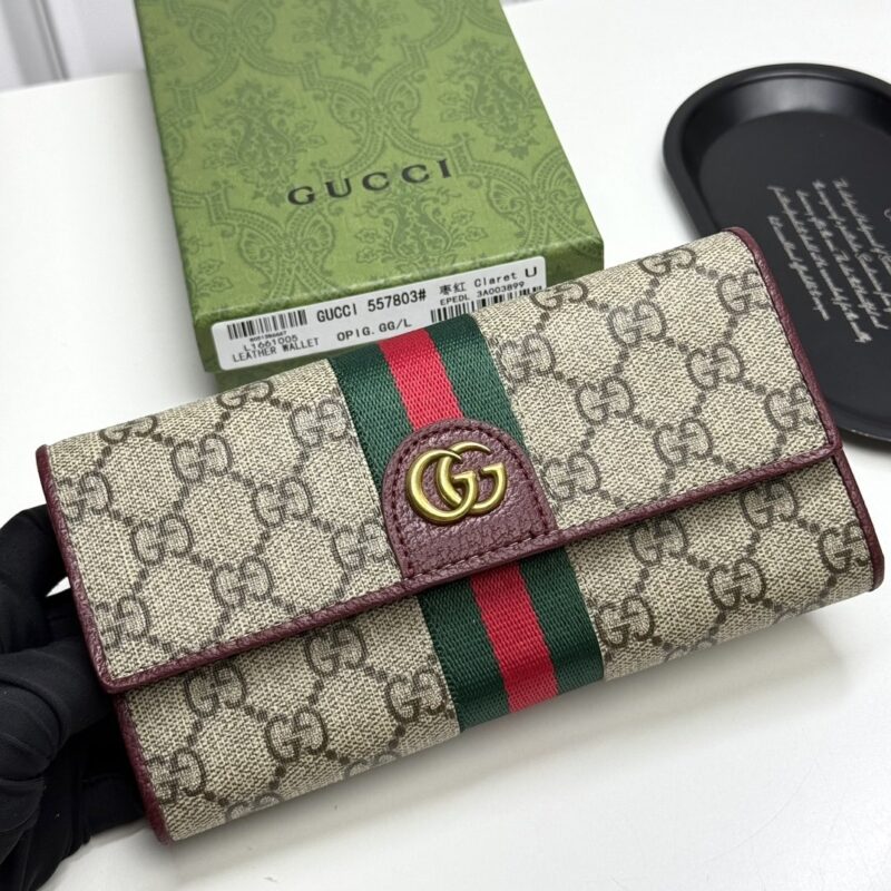 Alternative view of GUCCI OPHIDIA CONTINENTAL WALLET RED 19CM 838485 FAE0L 9789