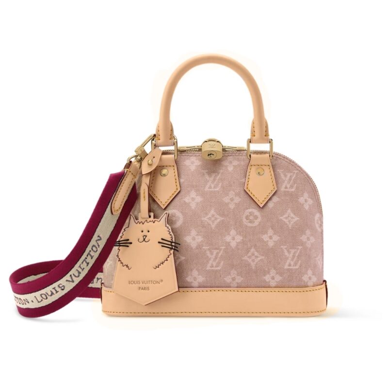 LOUIS VUITTON ALMA BB MEOWGRAM PALE PINK 23CM M25728