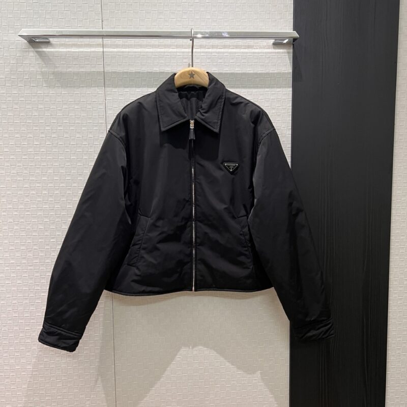 Alternative view of PRADA RE NYLON BLOUSON JACKET BLACK 29C246 1WQ8 F0002 S OOO