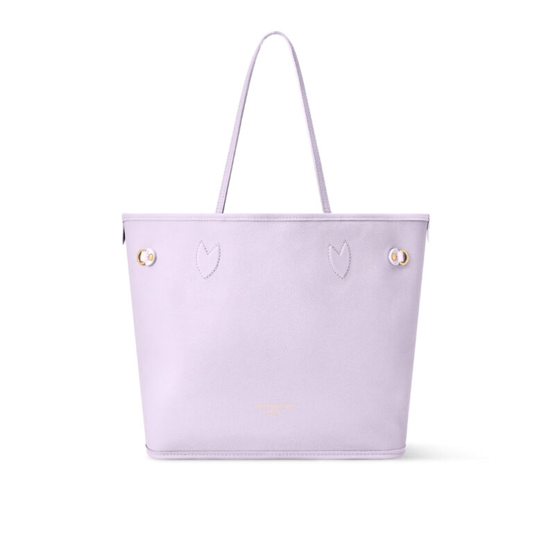 LOUIS VUITTON NEVERFULL INSIDE OUT MM MONOGRAM MISTY LILAC 31CM