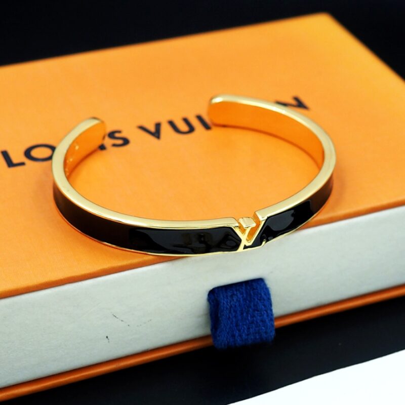 Alternative view of LOUIS VUITTON LV INITIALES BRACELET BLACK M1729M