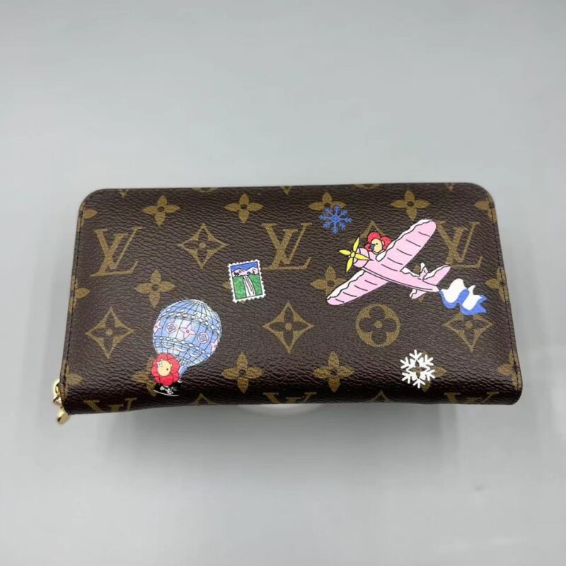 Alternative view of LOUIS VUITTON ZIPPY WALLET MONOGRAM SNOWY PEARL 19CM M26256