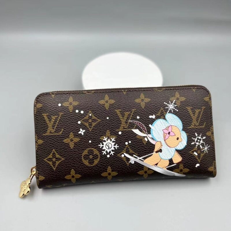 Alternative view of LOUIS VUITTON ZIPPY WALLET AZUR FROST 19CM M12223