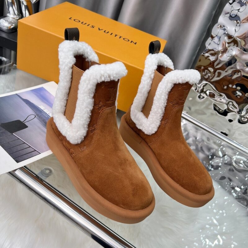 Alternative view of LOUIS VUITTON ASPEN CHELSEA ANKLE BOOT COGNAC BROWN 1ADC7T