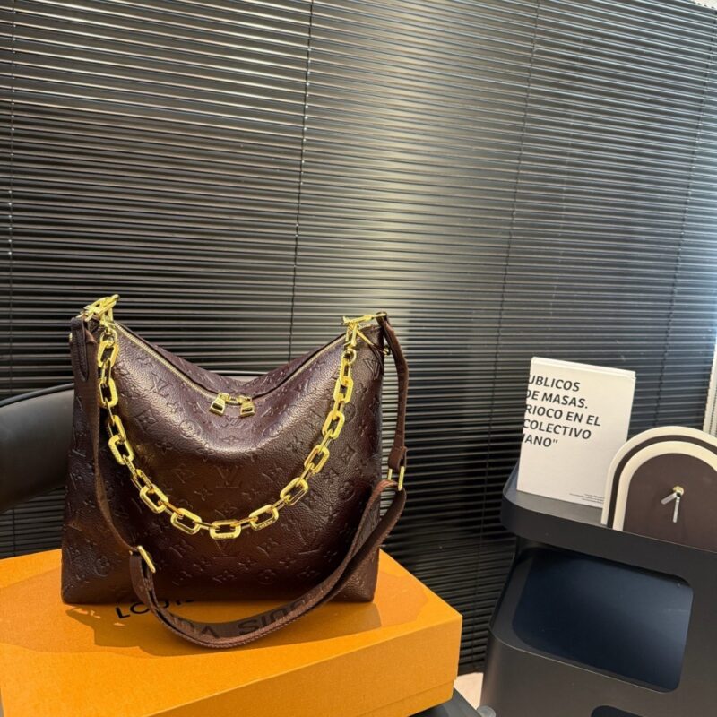 Alternative view of LOUIS VUITTON COUSSIN HOBO MM CHOCOLAT 30CM M12072