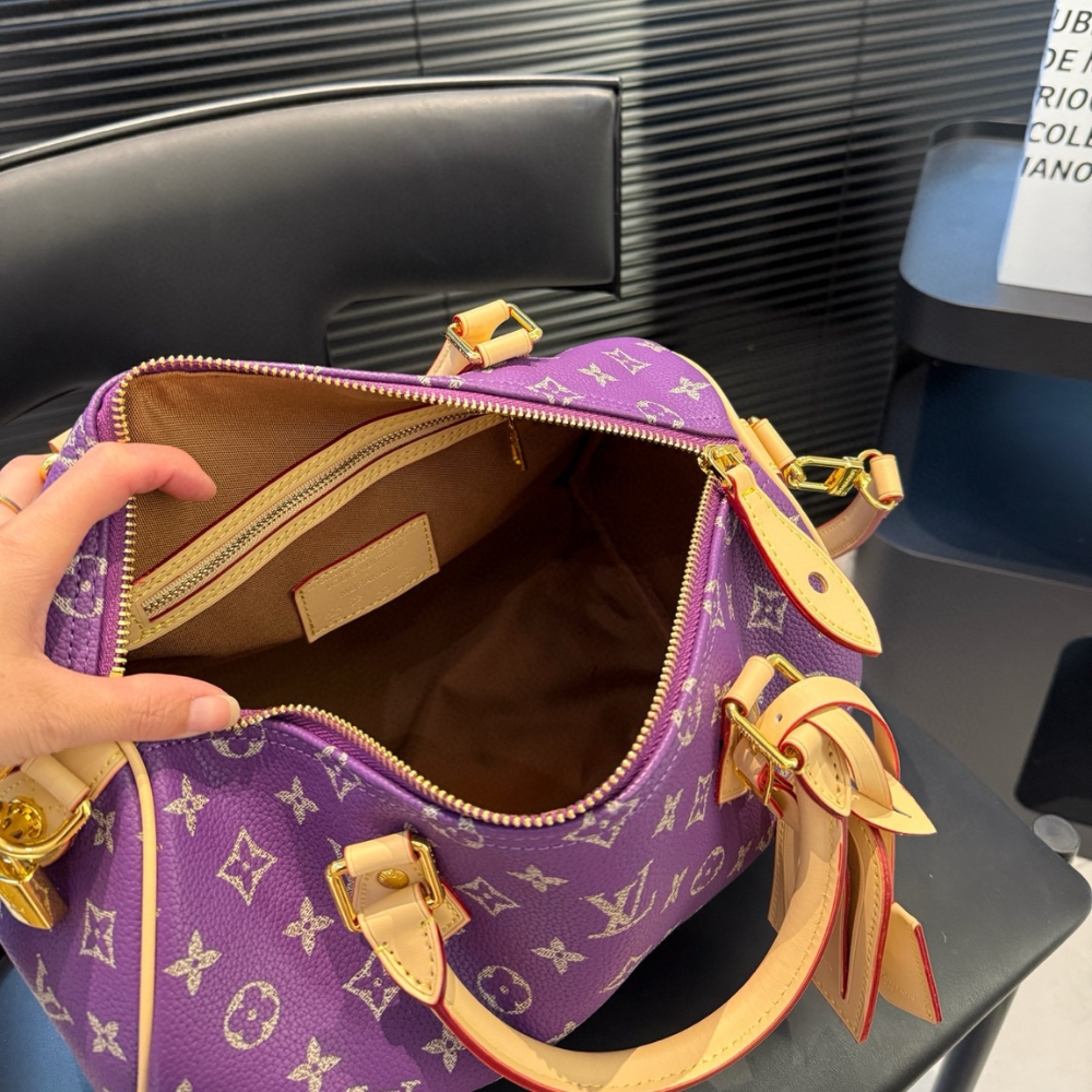 LOUIS VUITTON SPEEDY P9 BANDOULIÈRE 30 PURPLE 32CM - Image 10