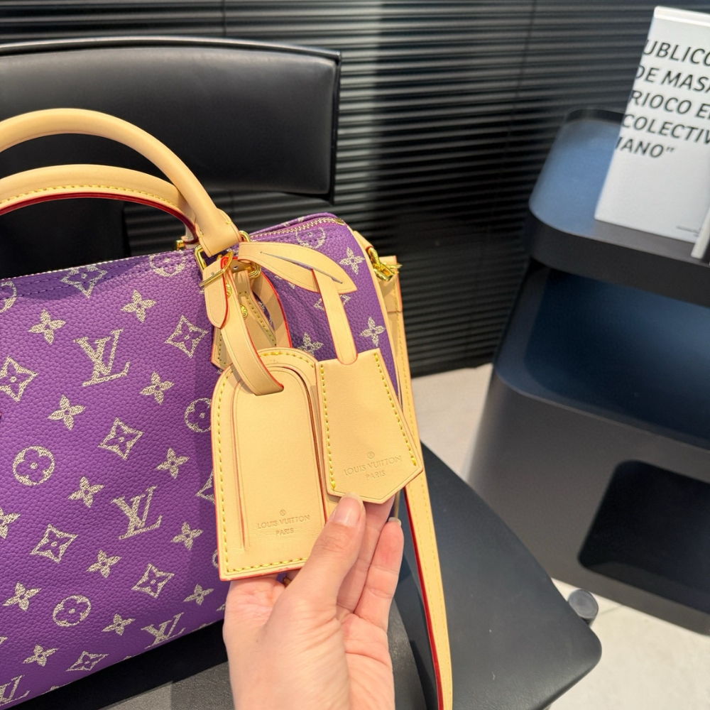 LOUIS VUITTON SPEEDY P9 BANDOULIÈRE 30 PURPLE 32CM - Image 8