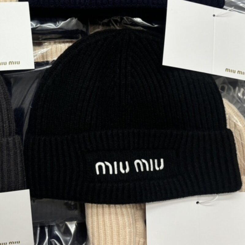 Alternative view of MIUMIU WOOL BEANIE BLACK 5HC375 2CSF F0967