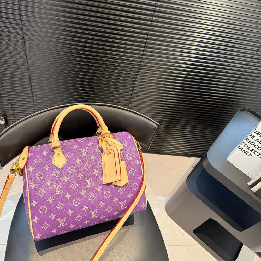 LOUIS VUITTON SPEEDY P9 BANDOULIÈRE 30 PURPLE 32CM - Image 3