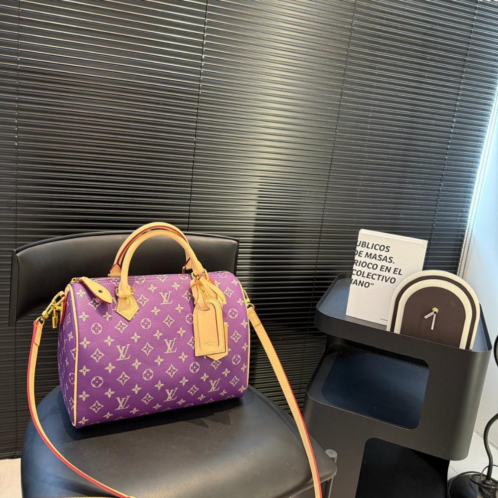 LOUIS VUITTON SPEEDY P9 BANDOULIÈRE 30 PURPLE 32CM - Image 2