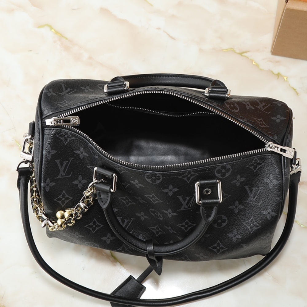 LOUIS VUITTON SPEEDY SOFT 30 MONOGRAM BLACK 30CM M15102 - Image 10