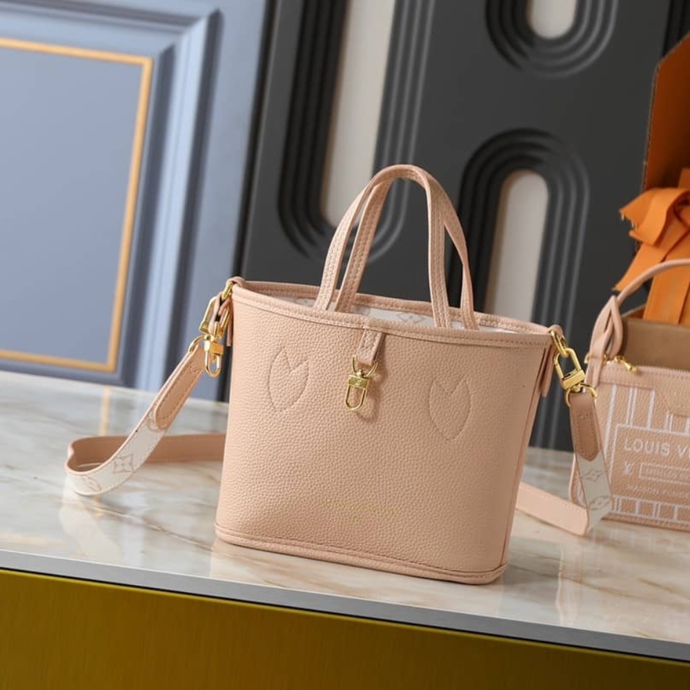 LOUIS VUITTON NEVERFULL BANDOULIÈRE INSIDE OUT BB MONOGRAM DUNE 26CM - Image 4