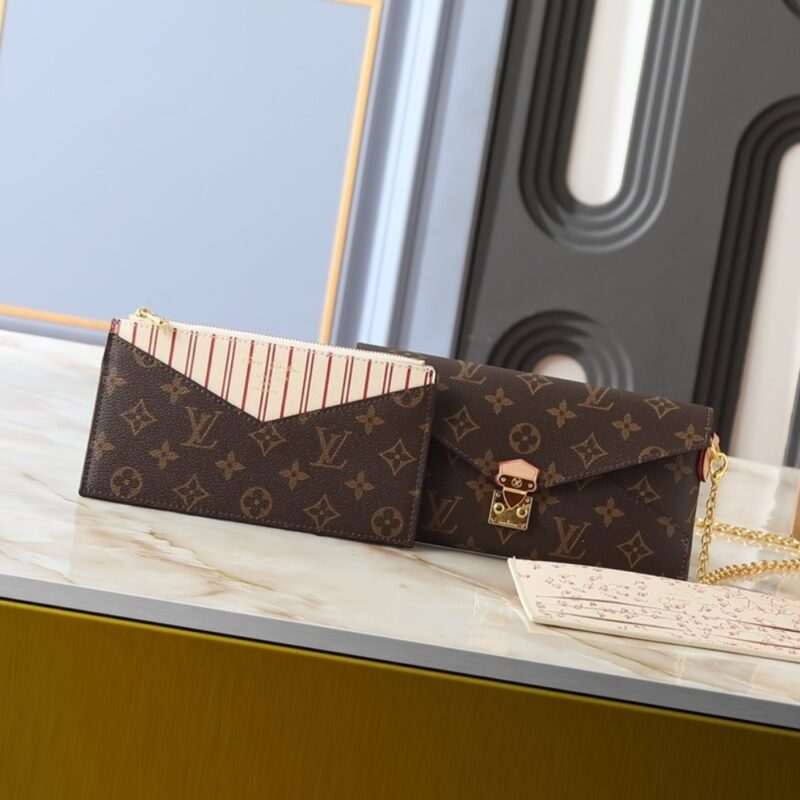 Alternative view of LOUIS VUITTON KIRIGAMI ORGANIZER ON CHAIN MONOGRAM BEIGE 23CM M15150